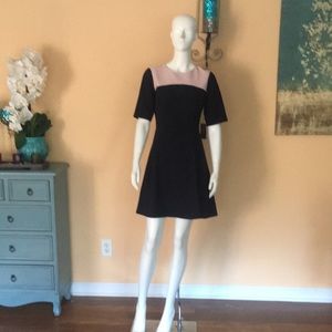 Vince Camuto Bleu and Pink short sleeves  crepe dress  Size 4&6